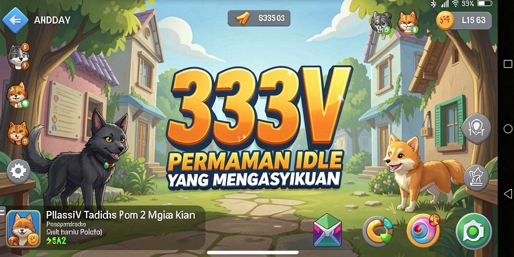 Tampilan gameplay menarik dari 333V yang menyenangkan.