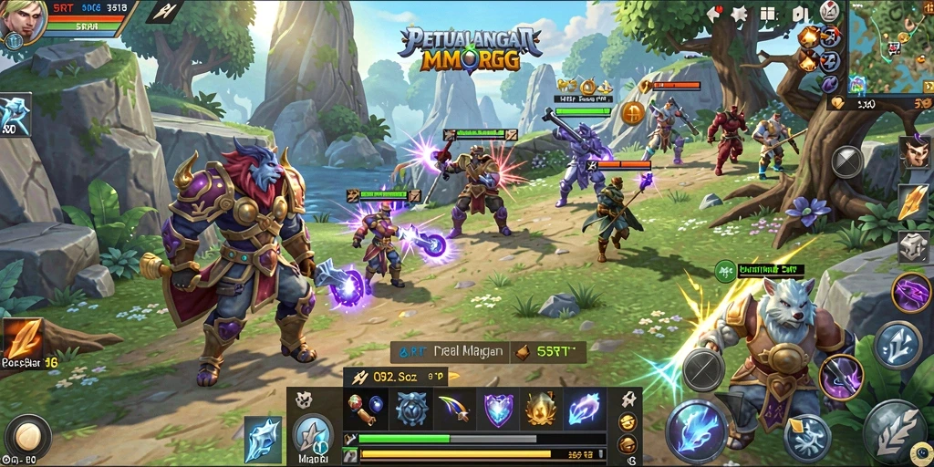 Tampilan Gameplay Epik dalam Dunia MMORPG 5RT