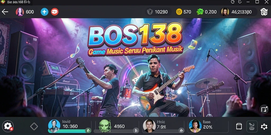 Screenshot BOS138 menampilkan pemain menikmati gameplay musik dengan antarmuka menarik.