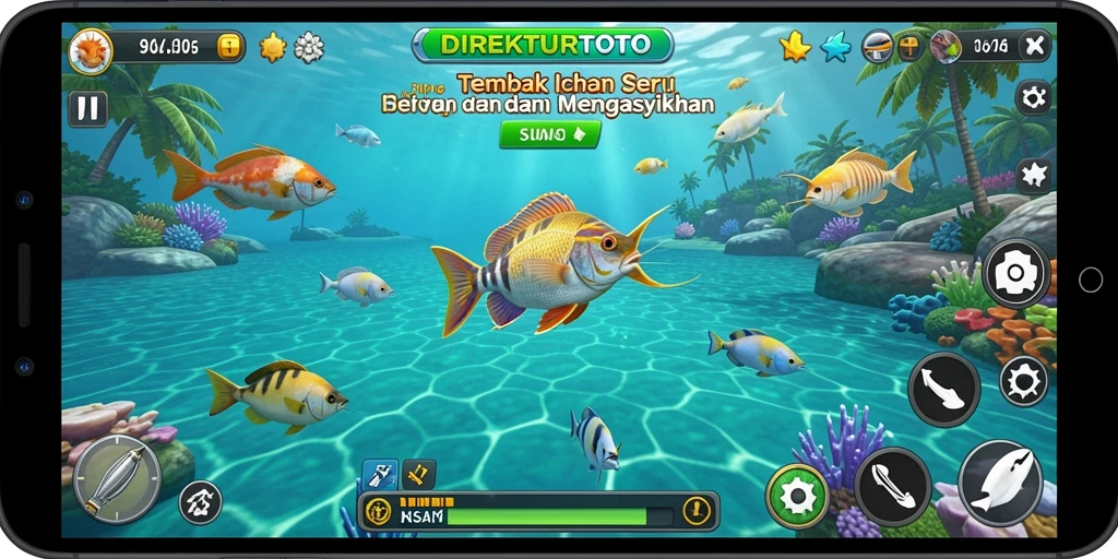 Gameplay seru menangkap ikan di DIREKTURTOTO.