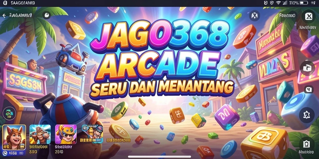 Screenshot utama JAGO368 yang menunjukkan aksi gameplay Arcade yang dinamis.