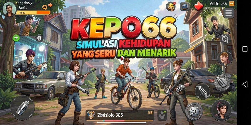 Screenshot gameplay KEPO66 yang menampilkan interaksi karakter.