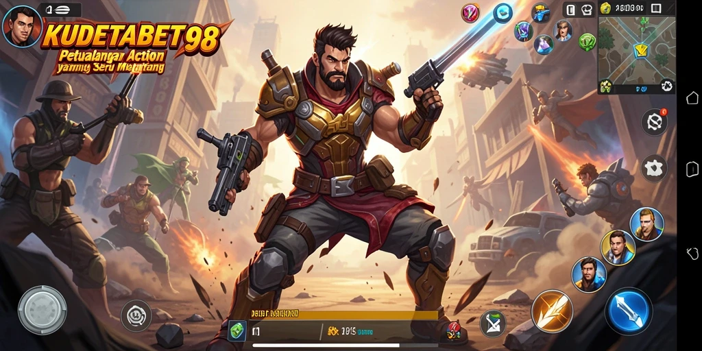 Tampilan mendebarkan dari gameplay KUDETABET98 yang penuh aksi dan tantangan.