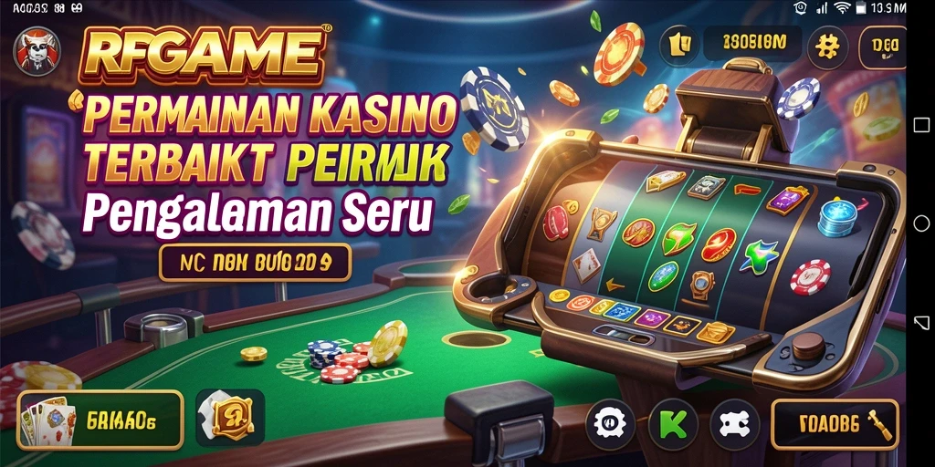 Tampilan gameplay RPGAME saat bermain kasino dengan grafis menawan.