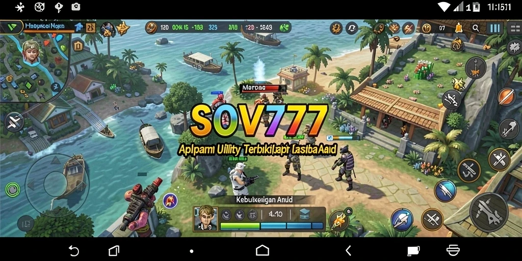 Screenshot SOV777 menunjukkan tampilan antarmuka yang ramah pengguna.