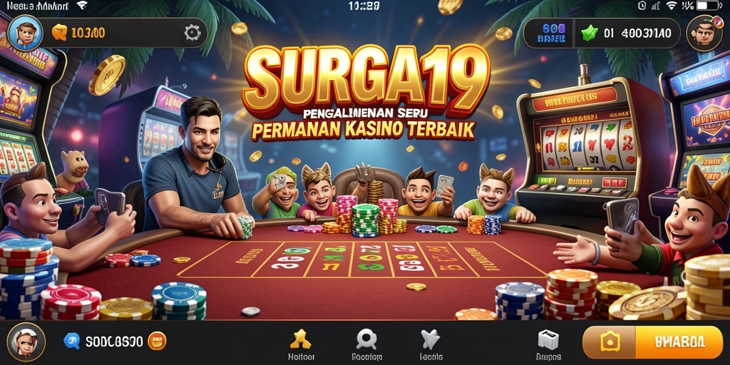 Tampilkan gameplay menarik dari SURGA19 di kasino virtual.
