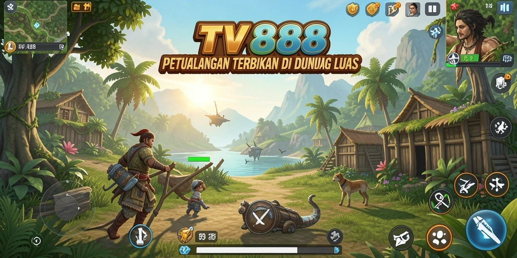 Tampilan gameplay menakjubkan dengan eksplorasi dunia terbuka.