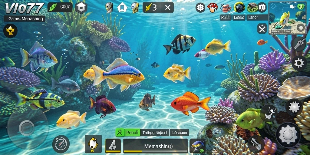 Gameplay VIO77 yang menampilkan suasana memancing yang menakjubkan.