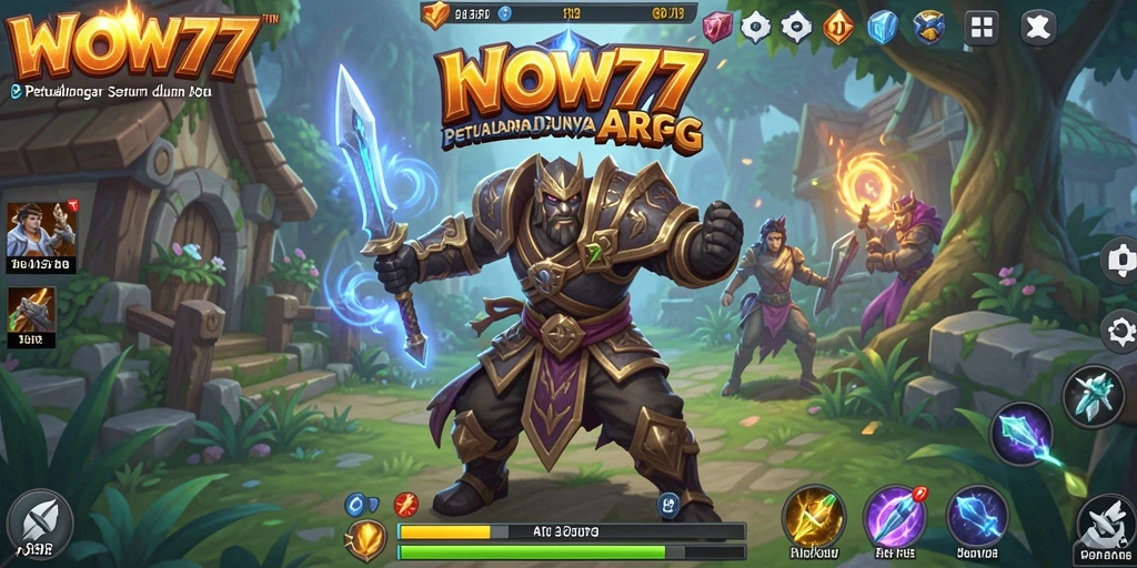 Gameplay seru dalam dunia petualangan ARPG WOW77.