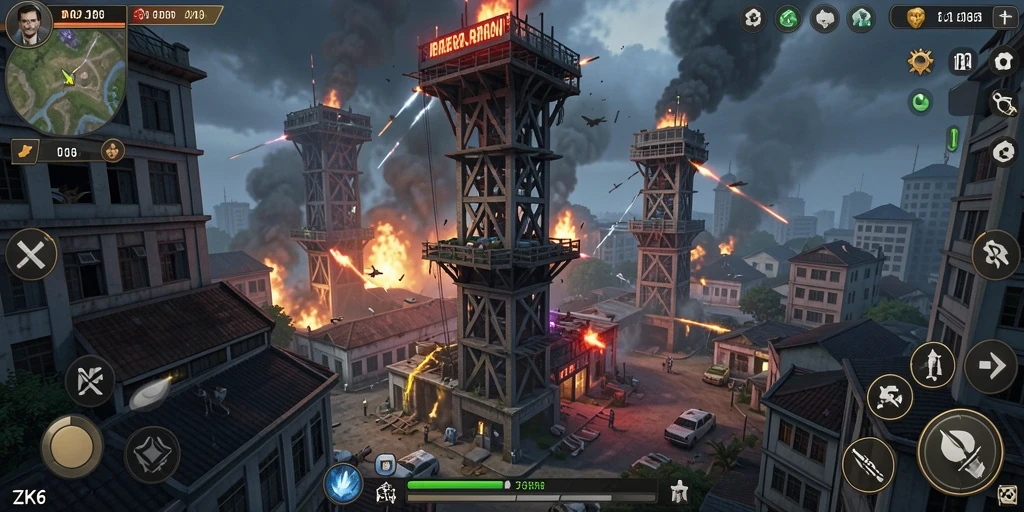 Tampilan menawan dari gameplay ZK6 yang menantang.